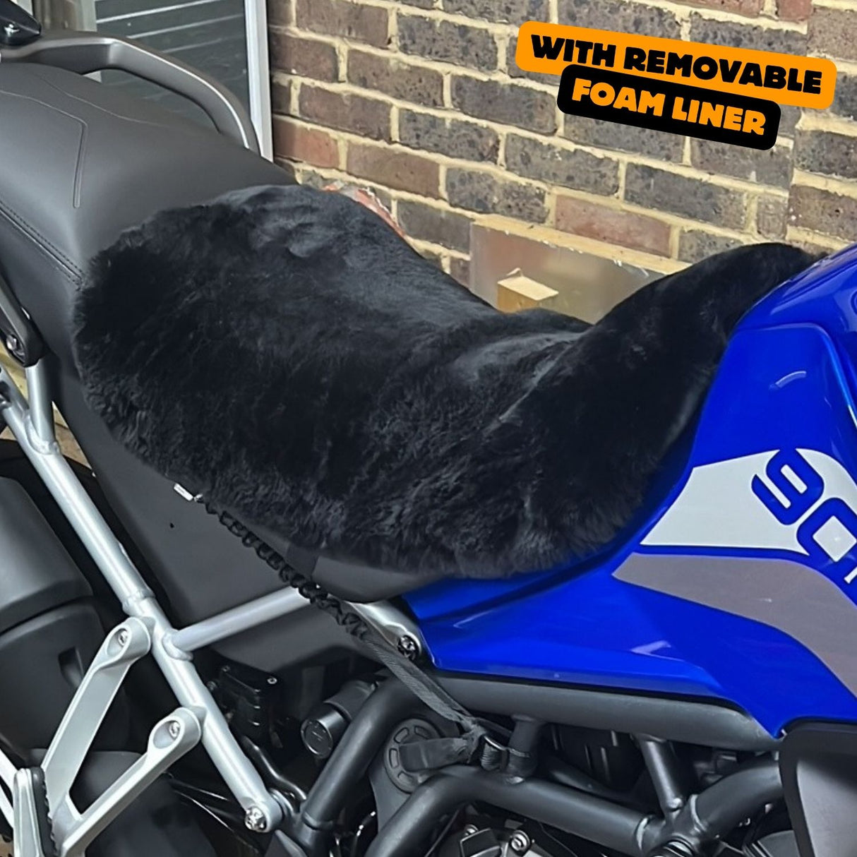 'ComfortCraft' The Enigma Dual Sport Motorcycle Sheepskin Seat Pad