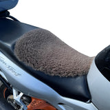 MachCraft 'The Oblique' Small Seat Motorcycle Sheepskin Seat Pad