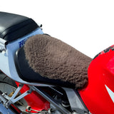 MachCraft 'The Prowler' Small Motorcycle Aviation Sheepskin Seat Pad