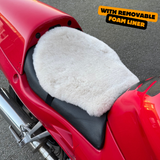 'ComfortCraft' The Prowler Small Motorcycle Sheepskin Seat Pad