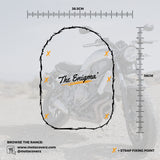 'The Enigma' Dual Sport Motorcycle Short Wool Sheepskin Seat Pad