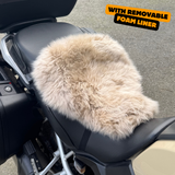 ComfortCraft "The Nomad" Long Wool Padded Motorcycle Seat Pad