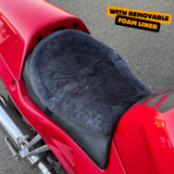 'ComfortCraft' The Prowler Small Motorcycle Sheepskin Seat Pad