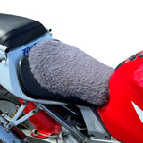 MachCraft 'The Prowler' Small Motorcycle Aviation Sheepskin Seat Pad