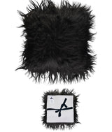 'ObsidianRider' Black Icelandic Sheepskin Motorcycle Seat Cover