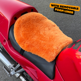 'ComfortCraft' The Prowler Small Motorcycle Sheepskin Seat Pad