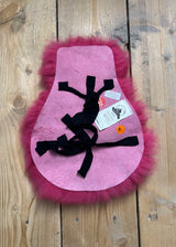 'The Apex' Long Wool Hot Pink