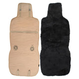 Shorn Sheepskin Quilt Backed Carseat Covers